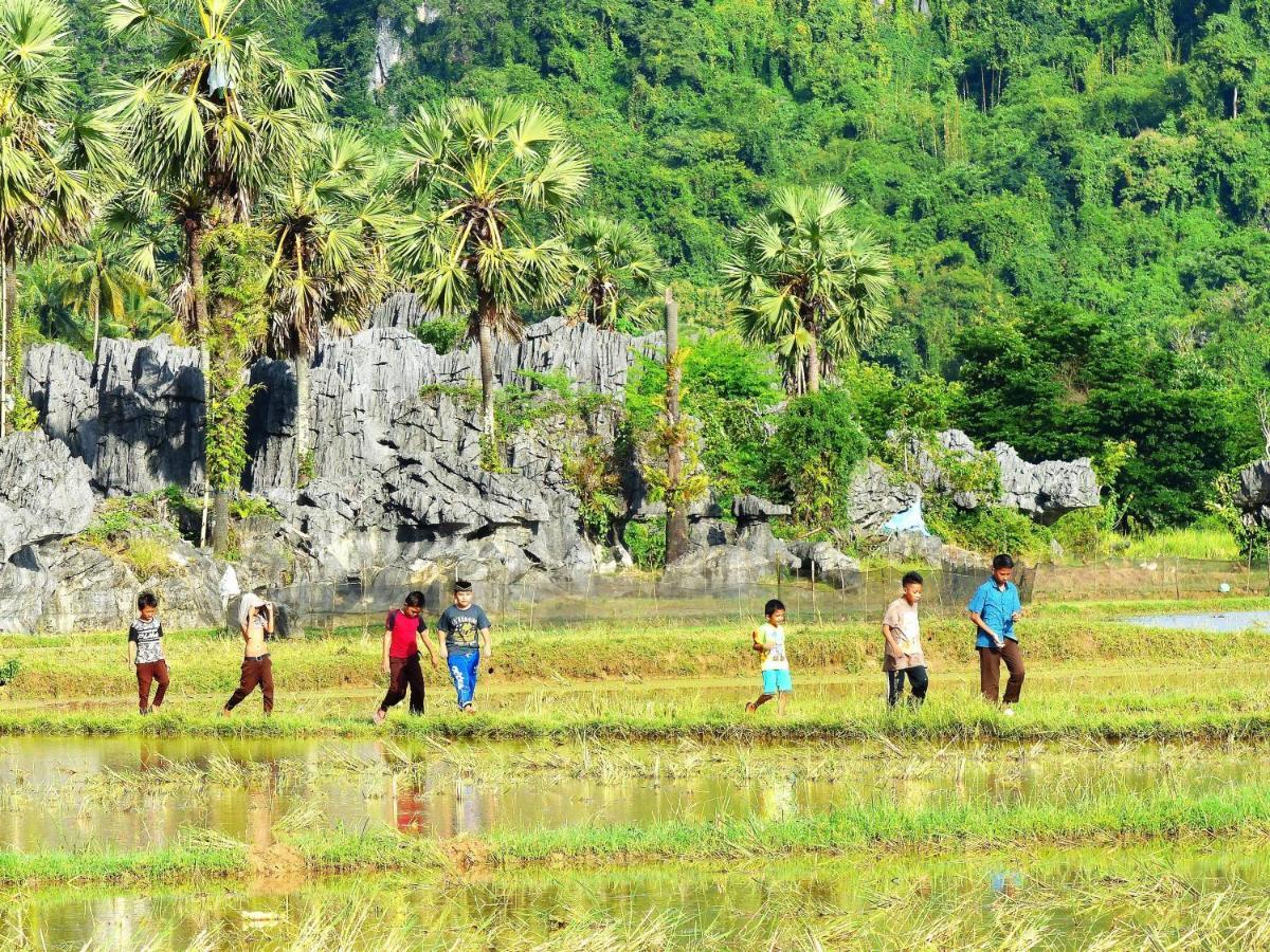 Rammang Rammang Eco Lodge Baloci Esterno foto